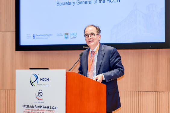 Dr Christophe Bernasconi, Secretary General of the HCCH